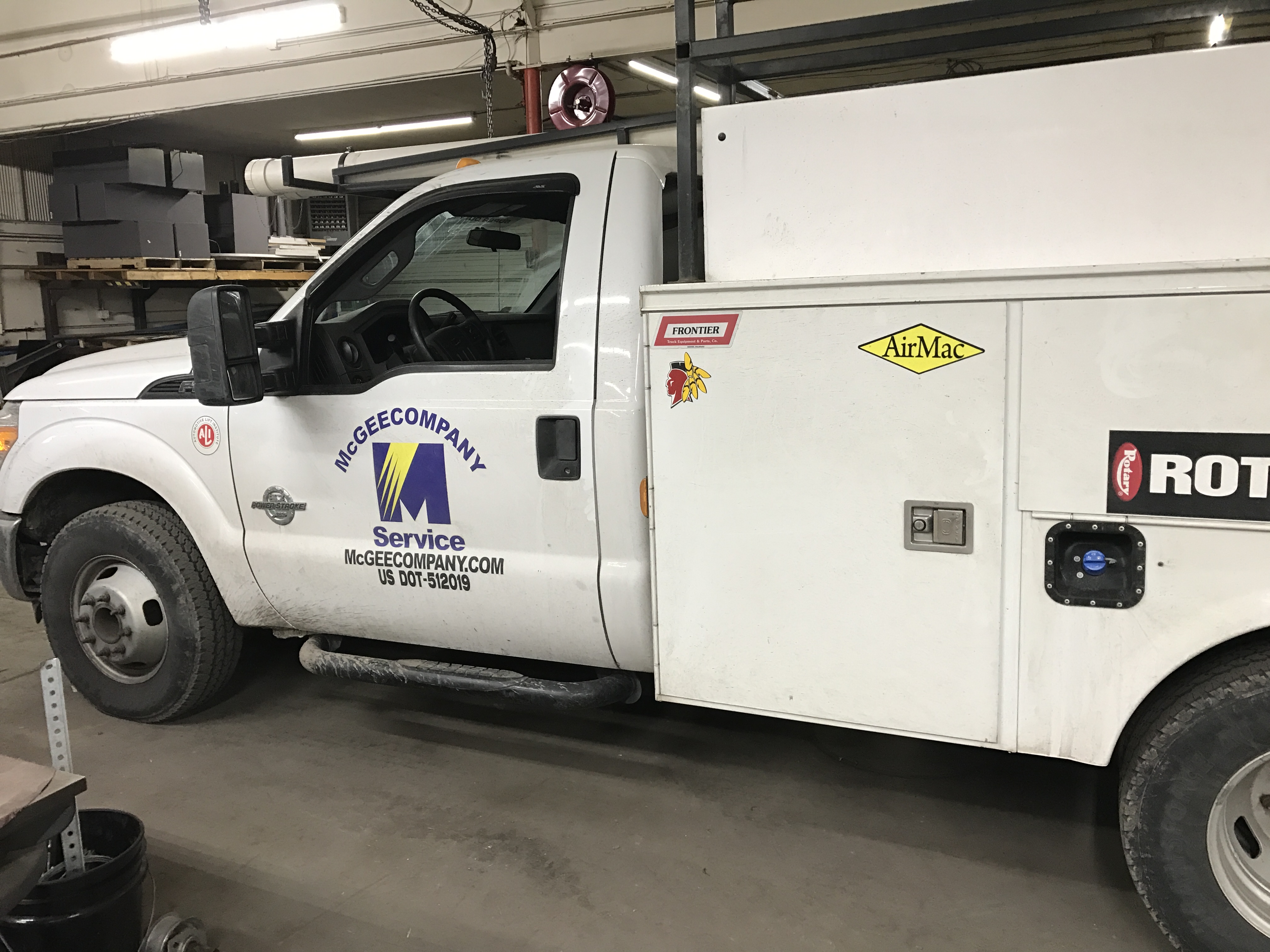 McGee Service truck