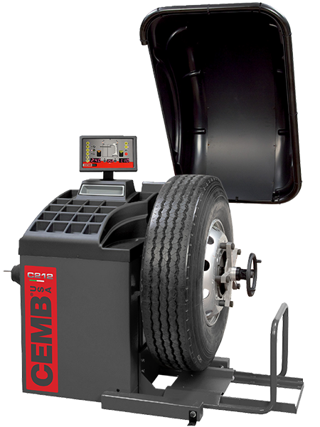 Truck wheel balancer