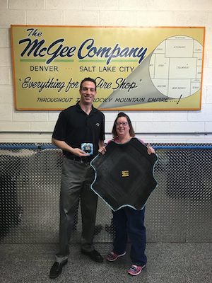 Tire patches in multiple sizes